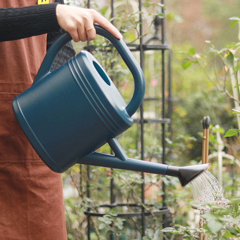 Der er flere forholdsregler, når du bruger en vandkande til at vande blomster